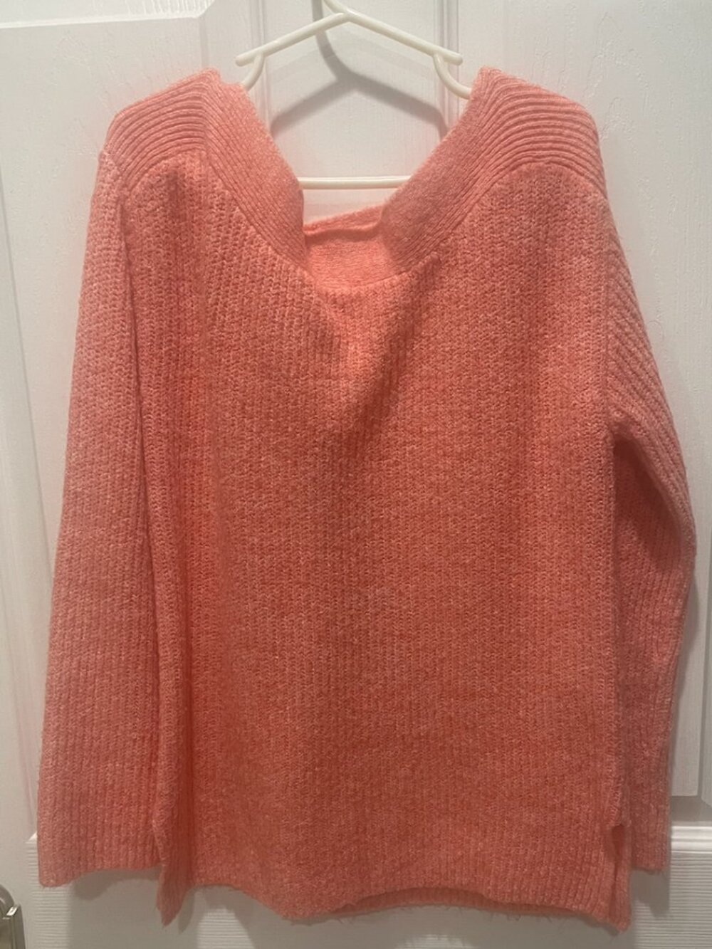 Coral sweater